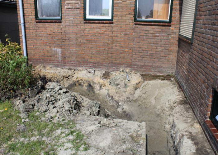 foundation repair at a home in kyle